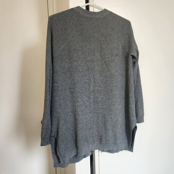 Cyrus  Open Cardigan - Grey - Picture 3 of 9